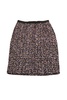 tweed midi skirt in multicolor polyamide