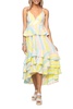 georgia tiered dress in lemonade