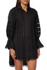 catalana shirt dress in black