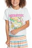 girl's woodstock t-shirt in light blue