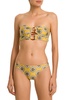 exotic passion strapless bikini in yellow