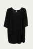 philosophy cocoon cardigan in black