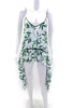 womens sleeveless v neck spaghetti strap dress white