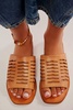 slice of sun sandal in vachetta