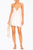 jodi floral-embroidered eyelit mini dress in white