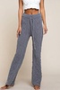 knit chenille pant in gray