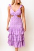 rosanna dress in violet