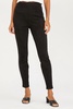 runway faux suede legging in black