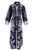 women's kathryn caftan in navy tiger