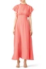 talia maxi dress in pink