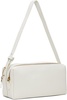 White Trousse Pebbled Leather Bag