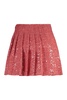 Self-Portrait Sequin Embellished Pleated Skirt