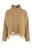 Pinko Distressed Turtleneck Sweater