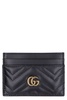 Gucci Black Gg Marmont Card Case Women