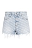 Alexander Wang Bite High-Rise Cut-Off Denim Shorts