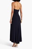 Reze chain-embellished stretch-jersey halterneck maxi dress