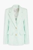 Danielle Cutout Metallic Boucle-Tweed Blazer