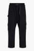 Cropped Lyocell-blend twill cargo pants