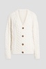 Kuma cable-knit wool and cashmere-blend cardigan