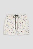 Printed cotton-poplin shorts