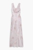 Kyan floral-print silk-satin maxi dress