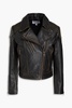 Leather biker jacket