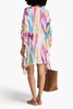 Mare printed satin kaftan