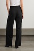 Tasha cutout pleated woven wide-leg pants