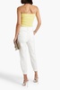 Arid cropped cotton tapered pants