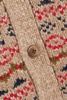 Fair Isle intarsia-knit cardigan