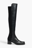 Reserve Bold microstretch and leather over-the-knee boots