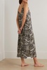 Printed linen nightdress