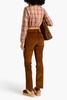 Peyton cotton-blend corduroy bootcut pants