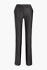 Gila silk-blend lamé straight-leg pants