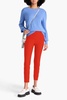 Honolulu cropped stretch-crepe slim-leg pants