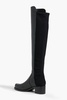 Reserve Bold microstretch and leather over-the-knee boots