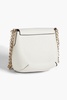 Embossed leather cross-body bag