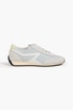 Retro Runner Slim suede, leather and mesh sneakers