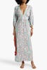 Seline printed voile maxi dress