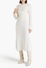 Daroca appliquéd wool and cashmere-blend maxi dress