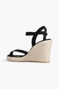 Teddi suede espadrille wedge sandals