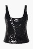 Hornet sequined tulle tank