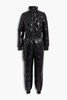 Quilted glossed ski suit