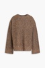 Normandie ribbed wool-blend sweater