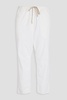 Casablanca cropped cotton-blend twill tapered pants