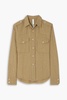 Lacole wool and linen-blend shirt