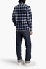 Checked cotton-flannel shirt