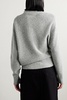 Draped knitted sweater