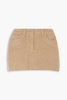 Wool-blend mini skirt