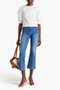 Carson high-rise kick-flare jeans